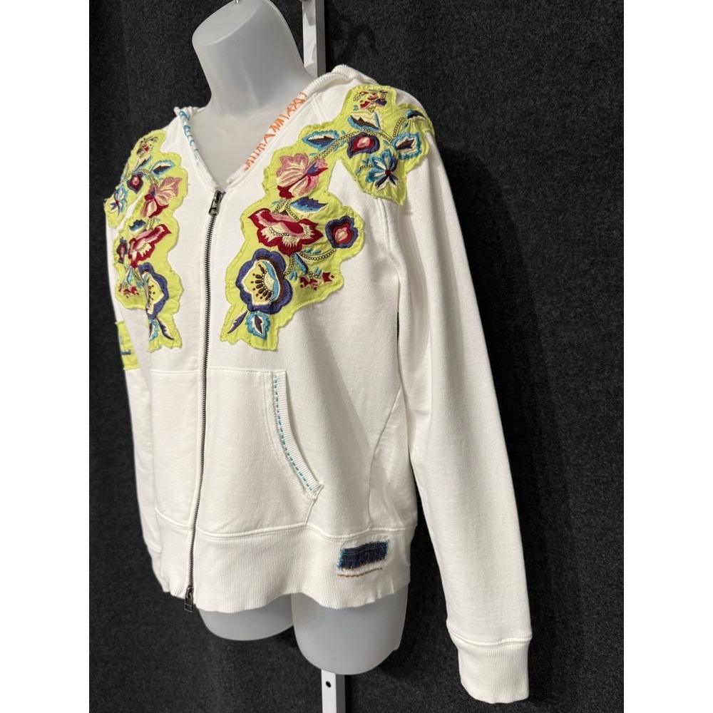 RXB EMBROIDERED FLOWER Zip Jacket SIZE M NWT - Picture 4 of 13